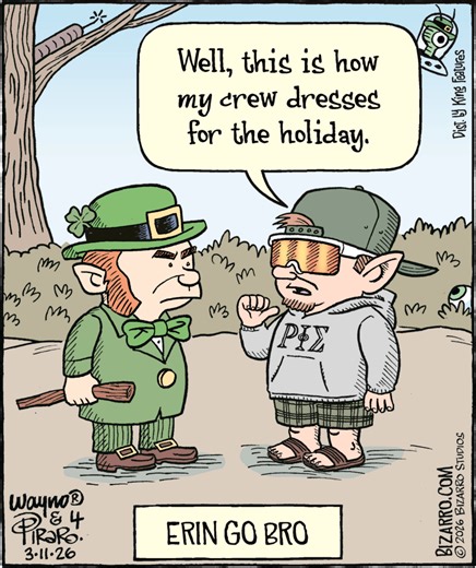 Bizarro Comic Strip 2026-03-11 | Comics Kingdom
