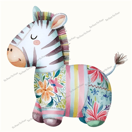 Patchwork Zebra Fabric Panel, Quilt Sewing Square, Multiple Sizes, Fc8l - Etsy