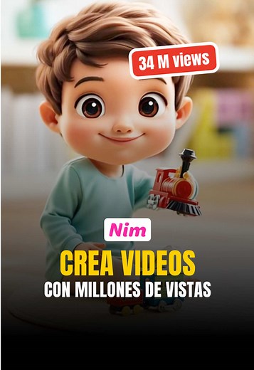 Crea dibujos animados infantiles con NIM