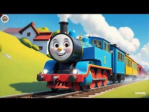 "Train Song for Toddlers 🚂 | All Aboard! Catchy Rhymes & Cartoon Fun"