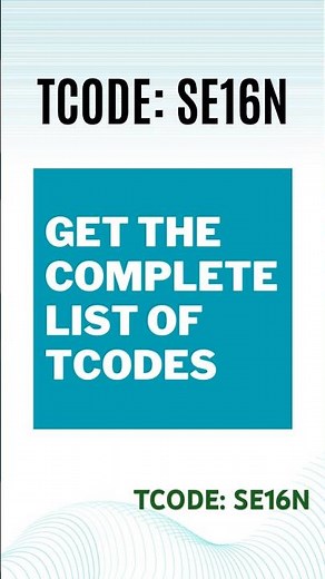 SAP QM | How to Get Complete list of TCodes in SAP QM #shorts #sappp #sapqm #youtubeshorts #sapmm