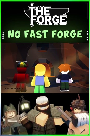 CRAFTING WITHOUT FAST FORGE BE LIKE [The Forge Roblox] #theforge #roblox #animation