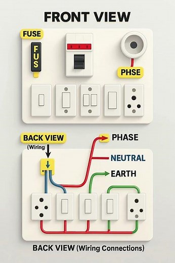 Switchboard Wiring Explained | Phase, Neutral, Earth | Electrical Shorts