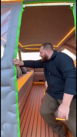 This inflatable mega yacht blew my mind 😱 #luxurylife #gadgets