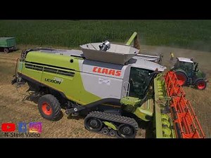 CLAAS LEXION 780 Terra Trac Mähdrescher - BIO Wintergeste Ernte 2020 - Combine barley harvest