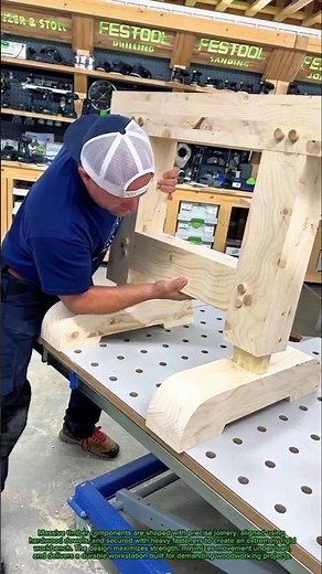 Insane Timber Workbench Build with Traditional Joinery!