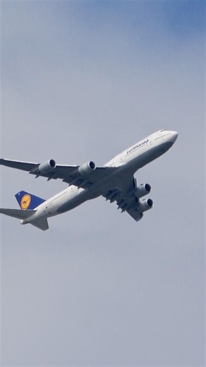 Lufthansa Boeing 747-8 takes off from Tokyo Haneda Airport to FRA. #aviation #b747 #飛行機 #haneda
