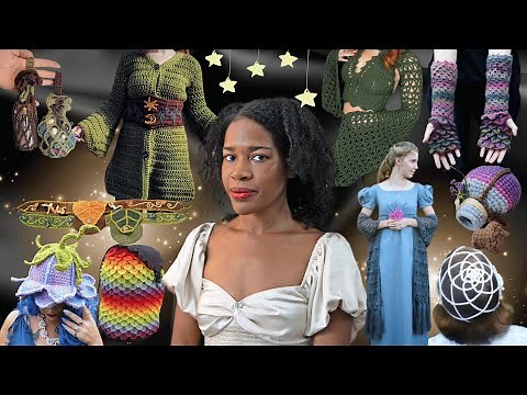 30 RENAISSANCE FAIRE Crochet Patterns to make | Knitghtcore, castfecore, fairycore