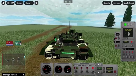 BM Oplot-T: Multicrew Tank Battles in Roblox