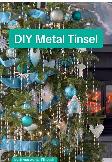 DIY Metal Tinsel: Create Vintage-Inspired Christmas Decor