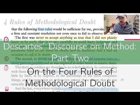 Descartes Discourse on Method, Part 2: On the Four Rules of Method