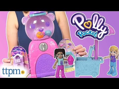 Polly Pocket Gumball Bear Playset from Mattel Review!