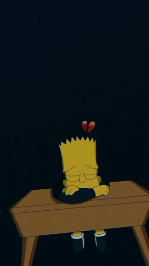 Animated Bart Simpson Scenes with Emotional Expressions