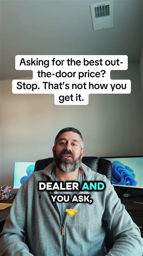 Asking a dealer, “What’s your best out-the-door price?” sounds logical, but it actually works against you. That question signals a lack of preparation and gives the dealer no reason to put their strongest numbers on the table. Instead, the better approach is to show clear intent to buy a specific vehicle, provide all the necessary details, and allow the dealer to send you a complete out-the-door offer. From there, you counter based on the research you’ve already done and the price you’re comfort