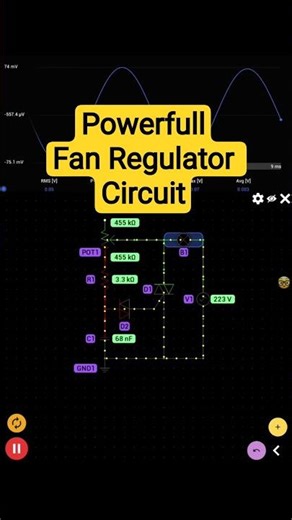 Powerful Fan Regulator | Fan Regulator Circuit #circuit #electronic #jlcpcb