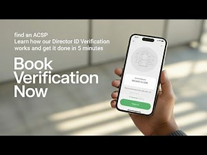 ACSP how to verify your identity for Companies House