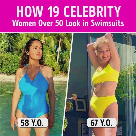 27K views · 123 reactions | How 19 Celebrity Women Over 50 Look in Swimsuits | Bright Side | Facebook