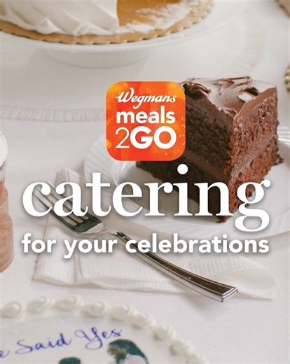 110 reactions | Order delicious custom cakes for any celebration through Wegmans Catering on Meals 2GO. | Wegmans | Facebook