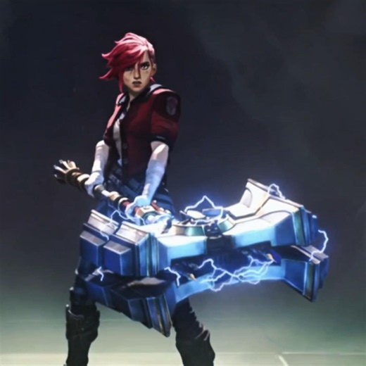 The family drama between Jinx and Vi went too far... Who do you think wins this fight? #arcane #jinx