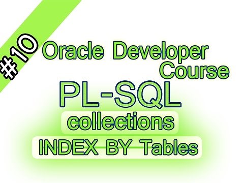10- Oracle PLSQL Arabic course – collections INDEX BY Tables اوراكل ديفلوبر