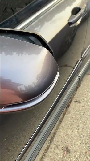 Installing mirror cover on a Honda crv