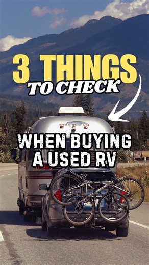  Buying a Used RV? Don’t Skip These 3 Checks! ✨ When it comes to...