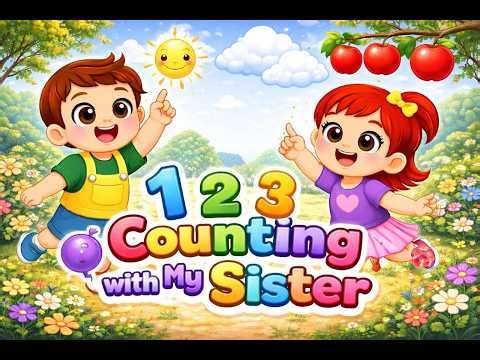 Let’s Learn Numbers Together With My Sister! | Numbers Kids Song 1 to 20 | Join in to have fun!