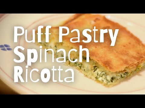 How to Make a Spinach & Ricotta Puff Pastry Pie | Easy Italian Recipes