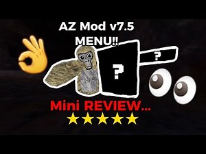 AZ Mod v7.5 Menu REVIEW!! (MINI UPDATE TO THE MENU)