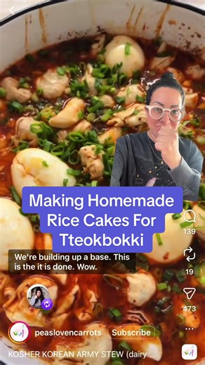 Homemade Tteokbokki with Rice Paper Wrappers