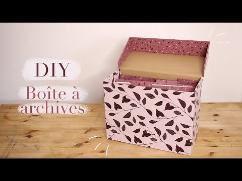 DIY boite à archive