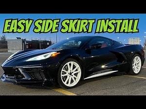Corvette C8 Z51 Add On Side Skirts Rocker Panels Installation - Extreme Online Store ft. ‪@Donslife‬