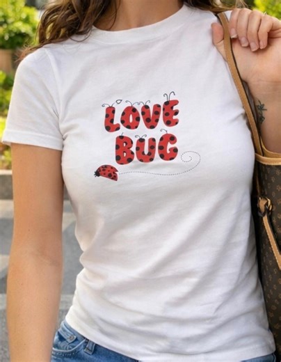 Love Bug T-shirt, Ladybug, - Etsy