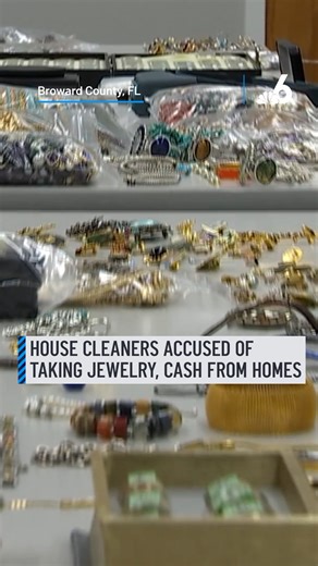 Two house cleaners were arrested after being accused of stealing jewelry and cash from elderly homeowners.⁠ ⁠ Surveillance video captured Oscar German Munoz, 61, and Martha Cecilia Molano, 57, waiting for the victims to leave their home, going up the stairs with their cleaning supplies and then leaving the home, deputies said.⁠ ⁠ Detectives said they believed there were several incidents where the couple would target elderly victims while under the guise of being housecleaners.⁠ ⁠ More details: 