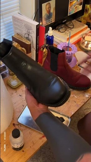 Painting Doc Martens using Angelus Leather paint