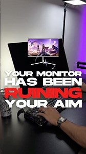 This monitor setting has been RUINING your aim this whole time 😳 #evnia #pc #gaming #fps #techtips