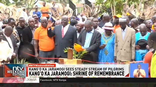 Kang’o Ka Jaramogi: Shrine of Remembrance Governors visit Bondo home to pay tribute to Raila Odinga Oscar Sudi joins political leaders in honouring Raila’s legacy #NTVWeekendEdition | NTV Kenya