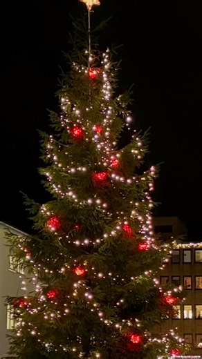 ✨ God Jul från Värnamo City! 🎅🌟 Idag sprider vi lite extra julmagi när tomten svischar förbi vår vackra julgran på Storgatsbacken. Vi vill önska er alla en riktigt God Jul, fylld av värme, gemenskap och glädje. ❤️🎄 Tack för att ni handlar lokalt, stöttar våra butiker och gör vår stadskärna levande – idag och alla dagar. Njut av julhelgen och ta hand om varandra! ❄️🤍 | Värnamo City