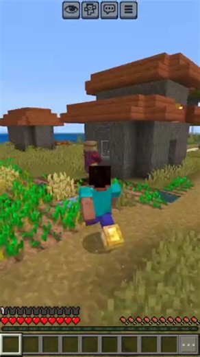 Run until i find 5 Village in Minecraft #shorts #minecraft #gaming #minecraftgameplay