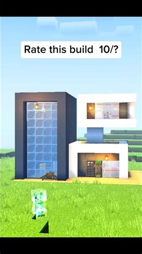 Minecraft Large modern house Tutorial 🏡