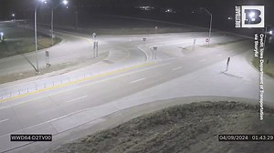 48K views · 258 reactions | A driver who fell asleep at the wheel caused a startling crash near Fort Dodge, Iowa, sending a road sign flying into the air in a nerve-racking collision caught on camera by the Iowa Department of Transportation. | Breitbart | Facebook