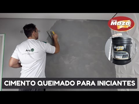 BURNED CEMENT FOR BEGINNERS COMPLETE STEP BY STEP ALL IN ONE VIDEO LEARN HOW TO DO IT DIY