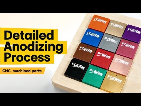 How are CNC-machined parts colored? | Detailed Anodizing Process
