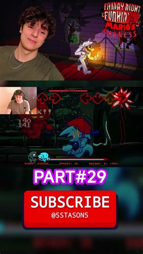 Friday Night Funkin’ VS Mario's Madness Christmas Surprise (PART 29) #shorts #fridaynightfunkin