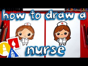 How To Draw Cartoon Nurse - Videos For Kids