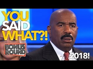 10 Family Feud Answers that SHOCKED & STUMPED Steve Harvey In 2018! Bonus Round