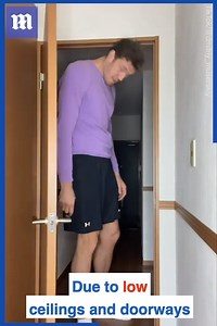 Living in Japan when you're this tall seems like quite the experience! 😯 | Daily Mail Video