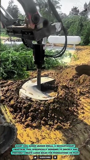 Practical Giant Earth Drilling Tools for Heavy Equipment Operators #innovationtools