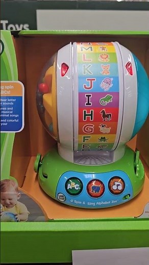Leapfrog # Spin & sing Alphabet # playing # learning is fun # satisfying short 😍