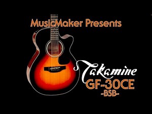 MusicMaker Presents - TAKAMINE GE-30CE BSB